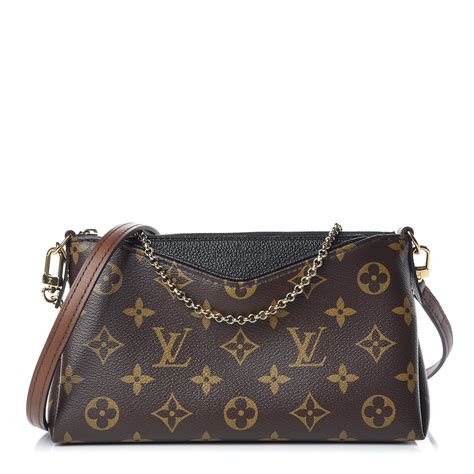 louis vuitton monogram pallas clutch black|monogram pallas clutch.